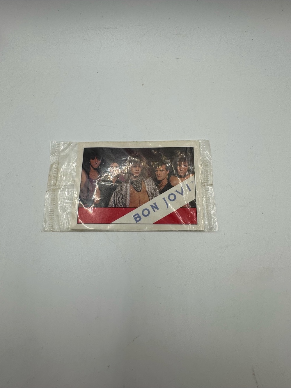 Vintage 1985 Wonder Bread Rock Stars Bon Jovi Trading Card NEW